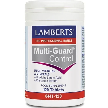 Полівітамінний комплекс Lamberts Multi-Guard Control для енергії, зміцнення імунної системи та волосся 120 таблеток: ціни та характеристики