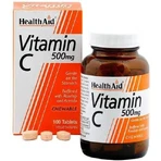 Health Aid Vitamin C Шипшина та ацерола 500мг 100таб Вітамін С для зміцнення імунітету, шкіри та антиоксидантної дії 500мг Апельсин 100 х { chew_tabs | divided_by:temaxia }} жувальні таблетки: ціни та характеристики
