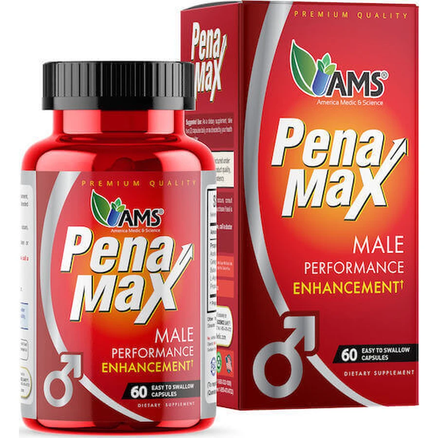 Спеціальна харчова добавка AMS Penamax 60 капс.: ціни та характеристики