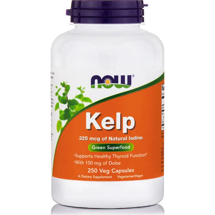 Now Foods Kelp Келп 325 мг йода 250 травяных капсул: цены и характеристики