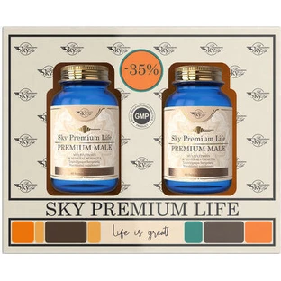 Sky Premium Life Premium Мужская пищевая добавка Special 2 x 30 таблеток