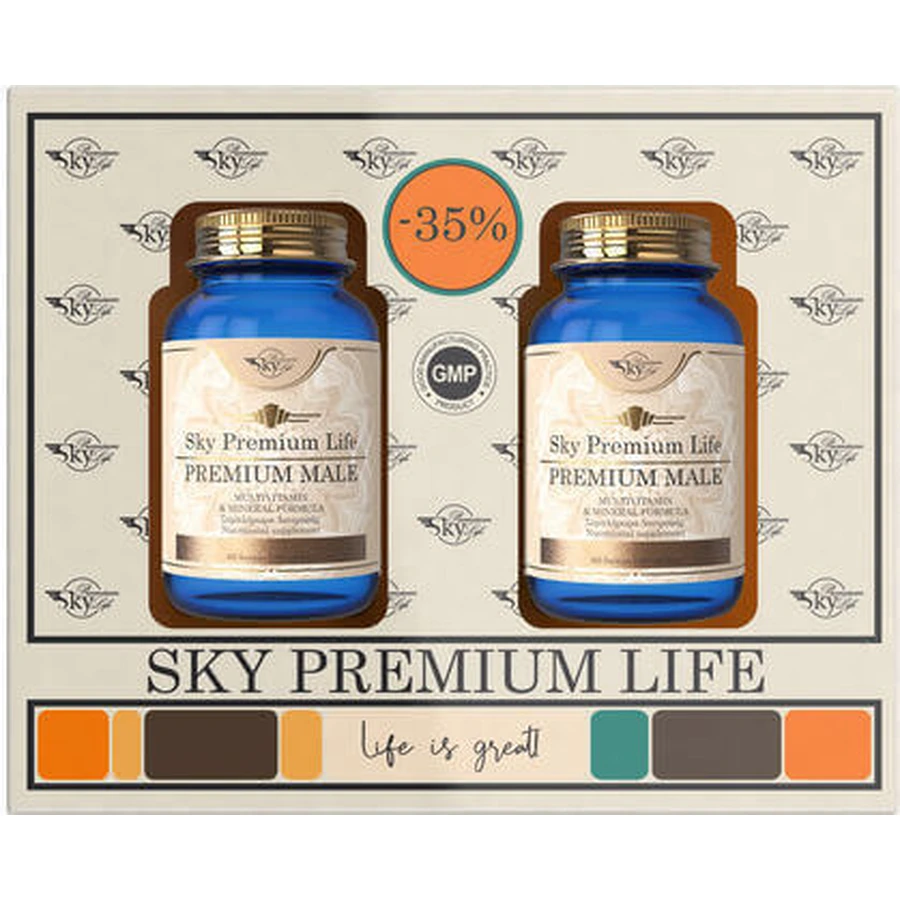 Sky Premium Life Premium Мужская пищевая добавка Special 2 x 30 таблеток: цены и характеристики
