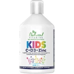Natural Vitamins Kids Мультивітамінний комплекс для підвищення енергії та імунітету C+D3+цинк апельсин 500мл: ціни та характеристики