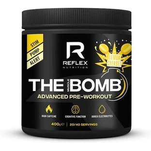 Reflex Nutrition Muscle Bomb 350mg Pre Workout Supplement 400gr lemon sherbet