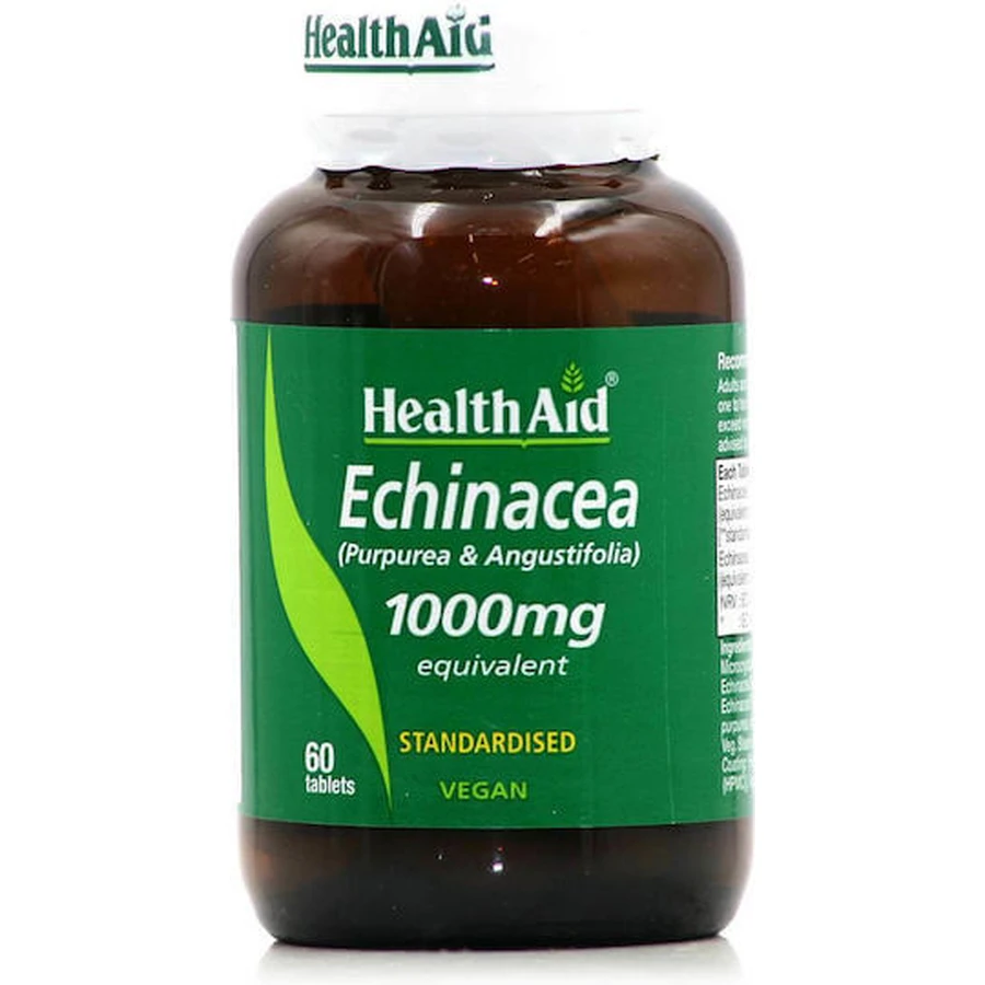 Health Aid Эхинацея 1000 мг 60 x 1 таблетка: цены и характеристики