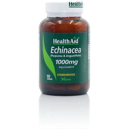 Health Aid Эхинацея 1000 мг 60 x 1 таблетка: цены и характеристики