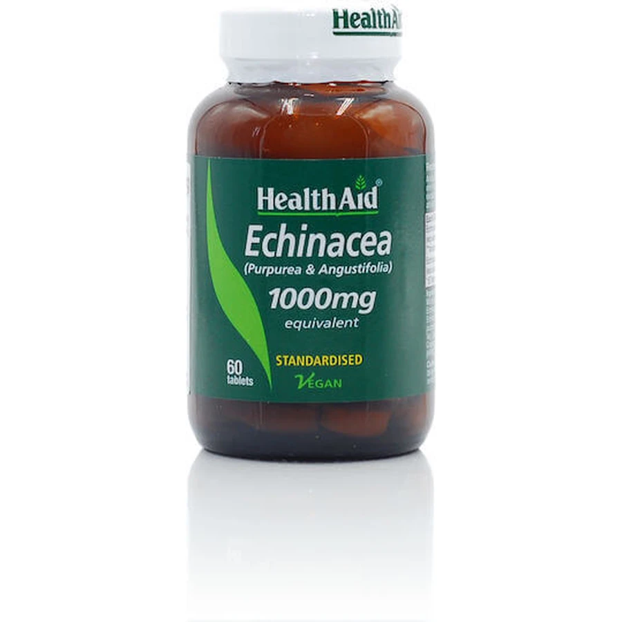 Health Aid Эхинацея 1000 мг 60 x 1 таблетка: цены и характеристики