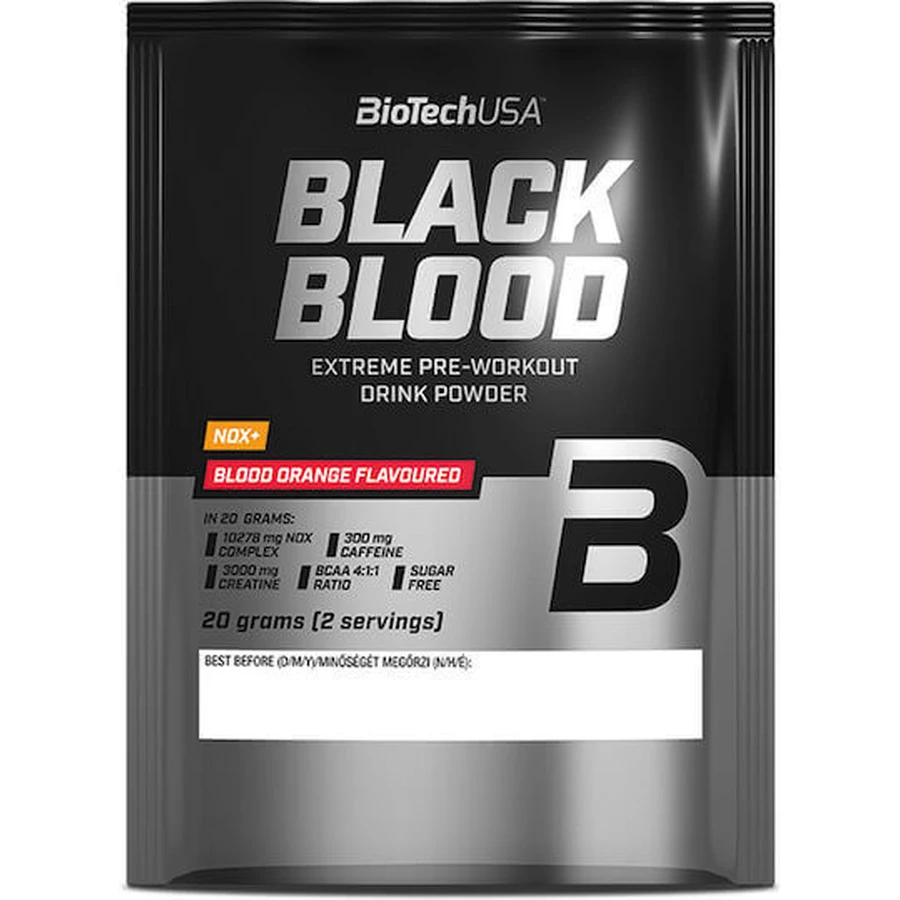 Biotech USA Black Blood Nox+ Pre Workout Supplement 20gr Blood Orange: цены и характеристики