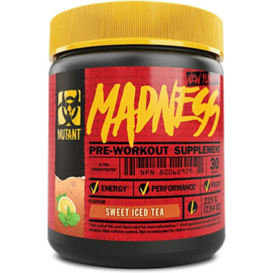 Mutant Madness Pre Workout Supplement 225gr Peach Mango Peach: цены и характеристики