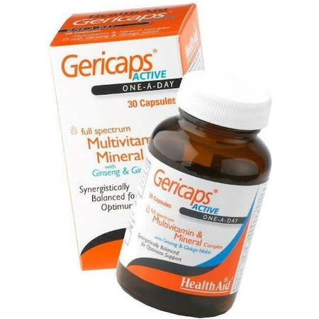 Health Aid Gericaps Активная добавка для памяти 30 капс: цены и характеристики