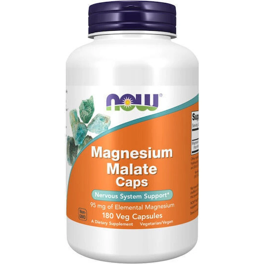 Now Foods Малат магния 840 мг 180 капсул травяные: цены и характеристики