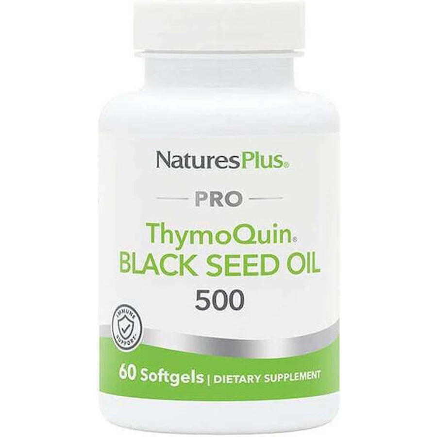 Nature's Plus Pro Thymoquin Black Seed Oil 500mg 60 softgels: цены и характеристики