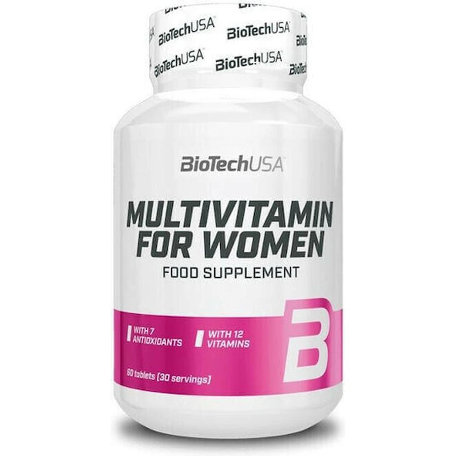 Biotech USA Women Multivitamin for Energy & Antioxidant Action 60 Tablets: цены и характеристики