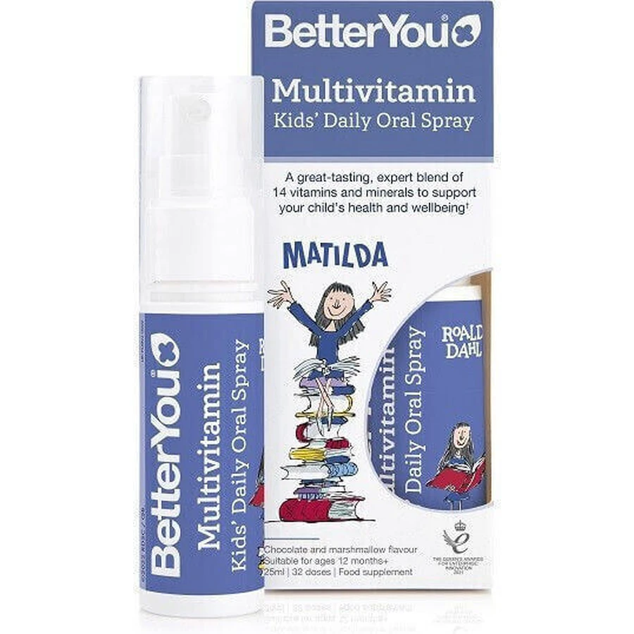 BetterYou MultiVit Junior Мультивитамины для энергии, укрепления иммунитета и шоколадных волос 25 мл: цены и характеристики