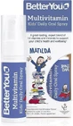 Мультивітаміни для дітей BetterYou MultiVit Junior для енергії, зміцнення імунітету та шоколадного волосся 25мл