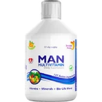Шведський полівітамінний мультивітамінний комплекс Nutra Man Multivitamin для зміцнення енергії, імунітету та нервової системи апельсин 500мл: ціни та характеристики