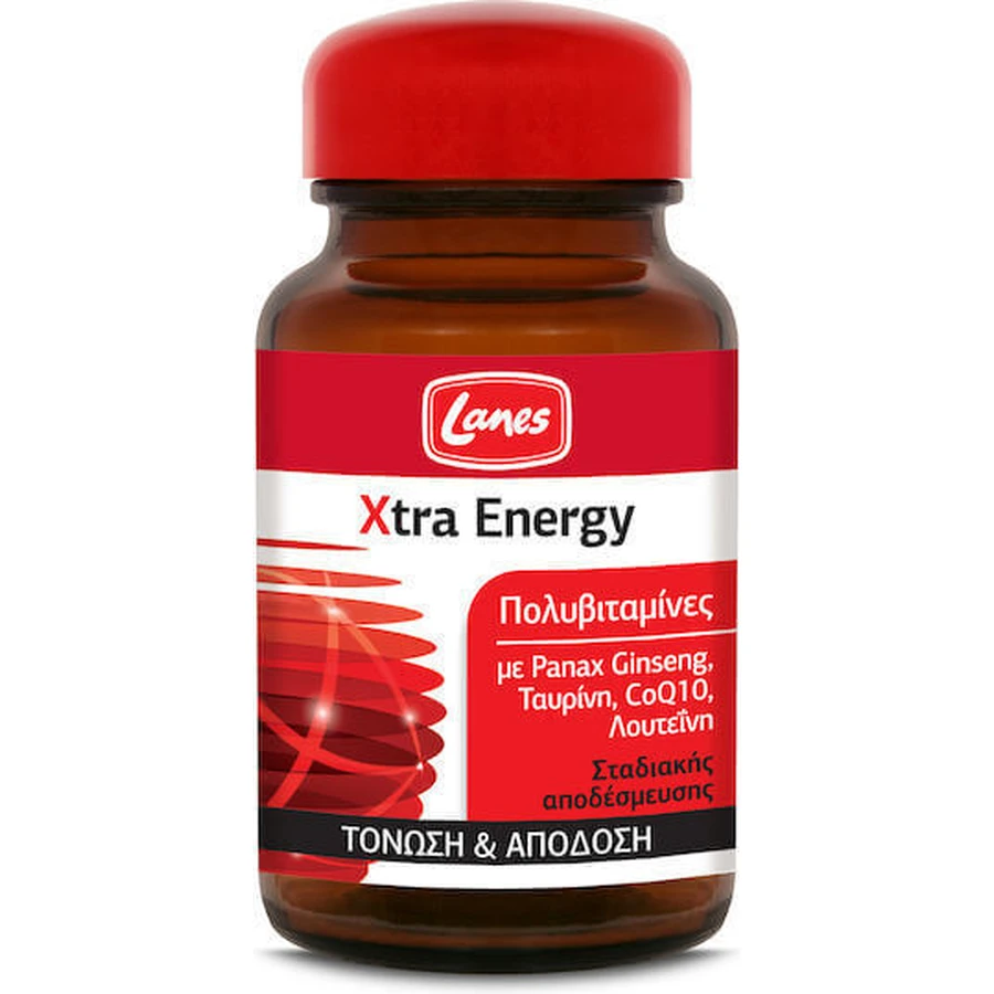 Lanes Xtra Energy Енергетичний мультивітамін 30 таблеток: ціни та характеристики