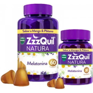 ZzzQuil Natura Мелатонінова добавка для сну 90 капсул Манго та банан