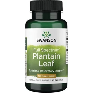Swanson Full Spectrum Plantain Leaf 400mg 60 caps