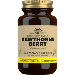 Solgar Hawthorne Berry 520 мг Пищевая добавка Special 100 растительных капсул