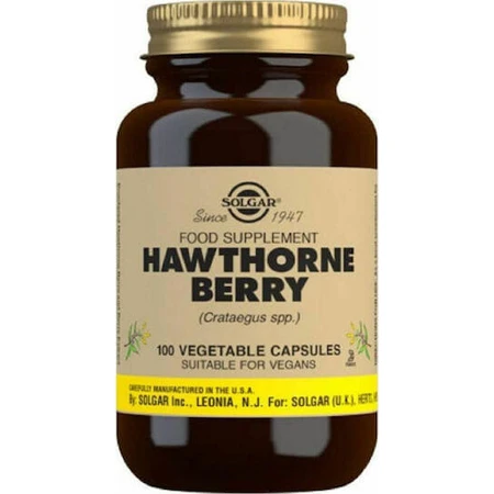 Solgar Hawthorne Berry 520 мг Пищевая добавка Special 100 растительных капсул: цены и характеристики
