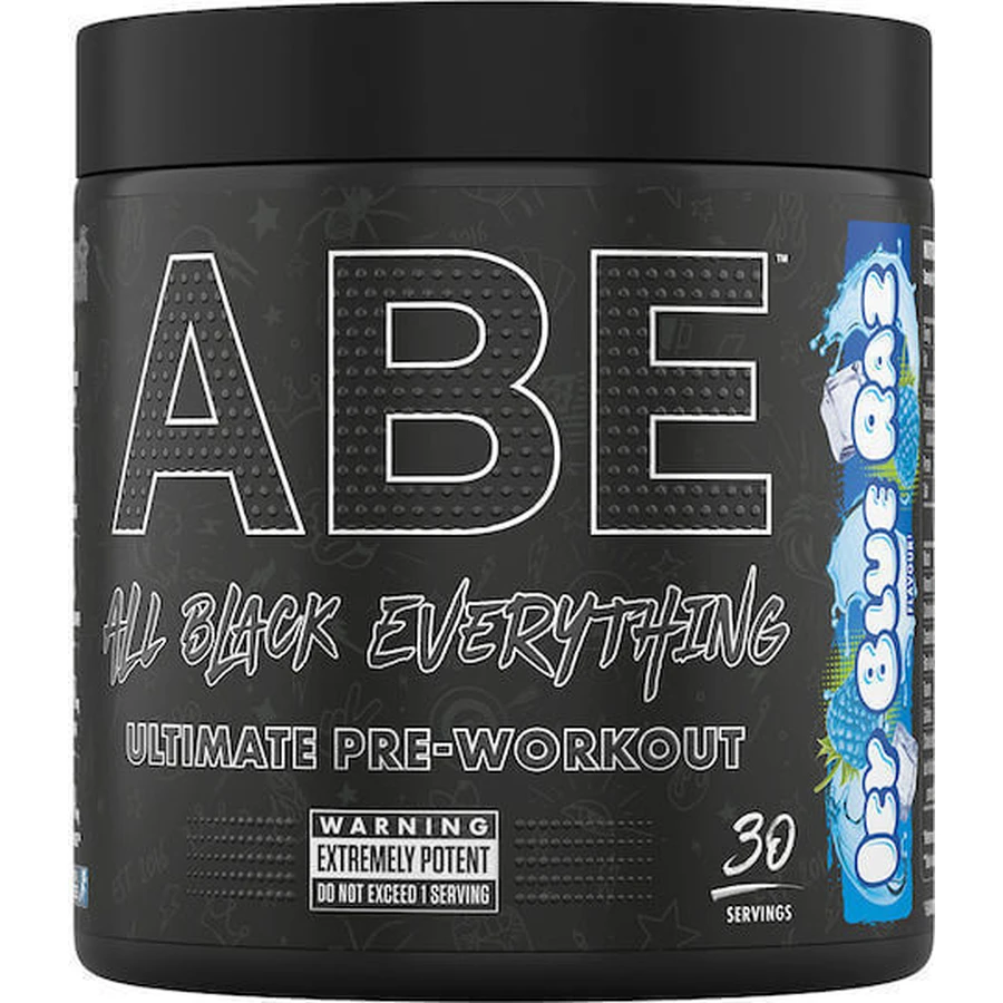 Applied Nutrition Abe All Black Everything Предтреніровочная добавка 375гр 30 порцій Icy Blue Raz: ціни та характеристики