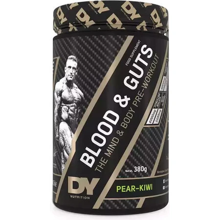 Dorian Yates Blood & Guts Pre Workout Supplement 380gr Kiwi Pear - Киви Груша: цены и характеристики