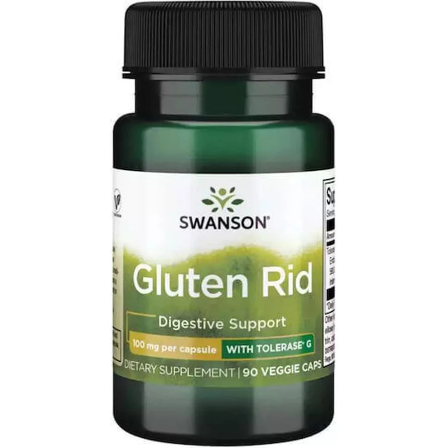 Swanson Gluten Rid 100 мг Пищевая добавка Speciality 90 растительных капсул: цены и характеристики