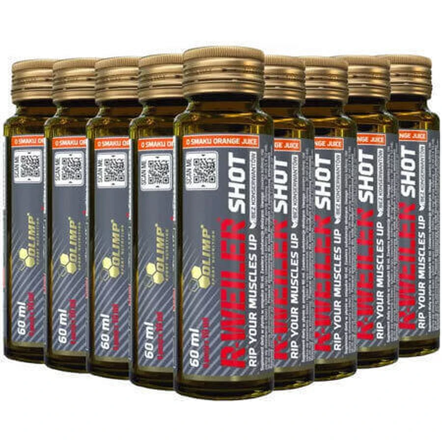 Olimp Sport Nutrition R-Weiler Shot Предтренировочная добавка 9 x 6 мл Апельсиновый сок: цены и характеристики