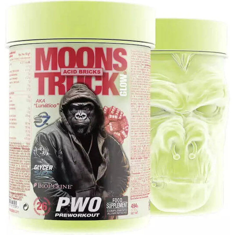 Zoomad Labs Moonstruck Glow 100mg Предтреніровочна добавка 494гр Кислотні цеглинки Zoomad Labs Moonstruck Glow: ціни та характеристики