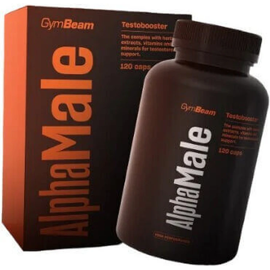 GymBeam Alphamale Testobooster Добавка для повышения тестостерона 120 капс: цены и характеристики