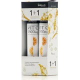 Ino Plus Vit C Вітамін для підтримки імунітету, шкіри та антиоксидантної дії 1500 мг апельсин 2 x 20 шипучих таблеток
