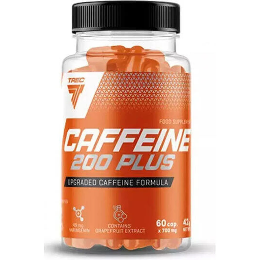 Предтреніровочний комплекс Trec Caffeine 200 Plus 60 капсул: ціни та характеристики