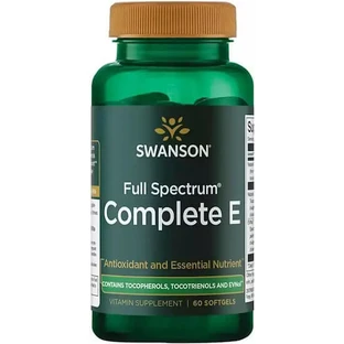 Swanson Full Spectrum Complete Complete E Vitamin for Skin & Antioxidant Action 100iu 60 softgels