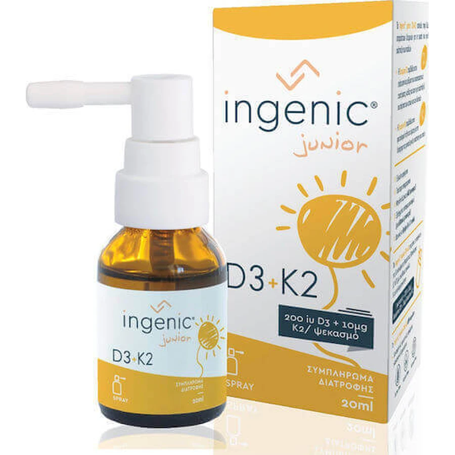 Ingenic D3 + K2 Витамин для поддержки иммунитета и здоровья яиц 20 мл: цены и характеристики