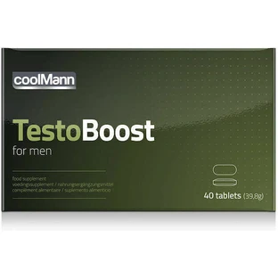 Cobeco Pharma CoolMann TestoBoost добавка для підвищення лібідо та тестостерону 40 таб.