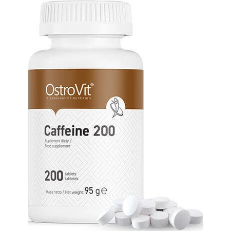 OstroVit Кофеїн 200 мг добавка для схуднення 200 таб.: ціни та характеристики