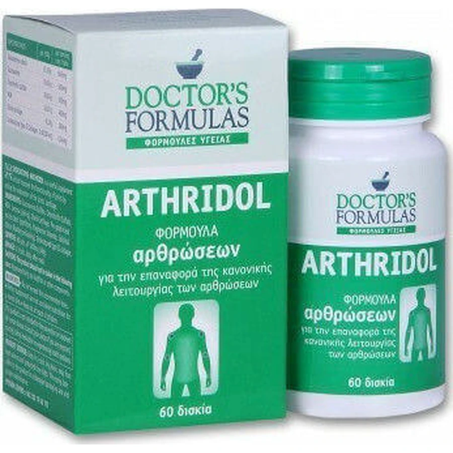 Doctor's Formulas Arthridol Joint & Bone Health Supplement 60 tabs: цены и характеристики