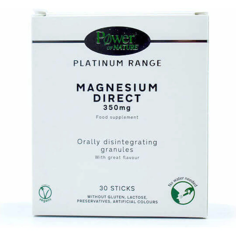 Power Of Nature Platinum Range Магній прямий 350 мг 30 таблеток: ціни та характеристики