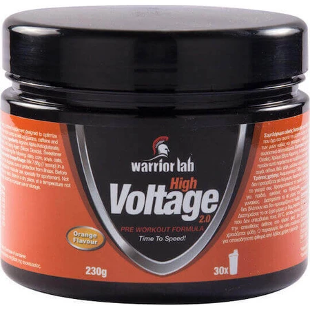 Warrior Lab High Voltage 2.0 Pre Workout Supplement 230gr Orange: цены и характеристики