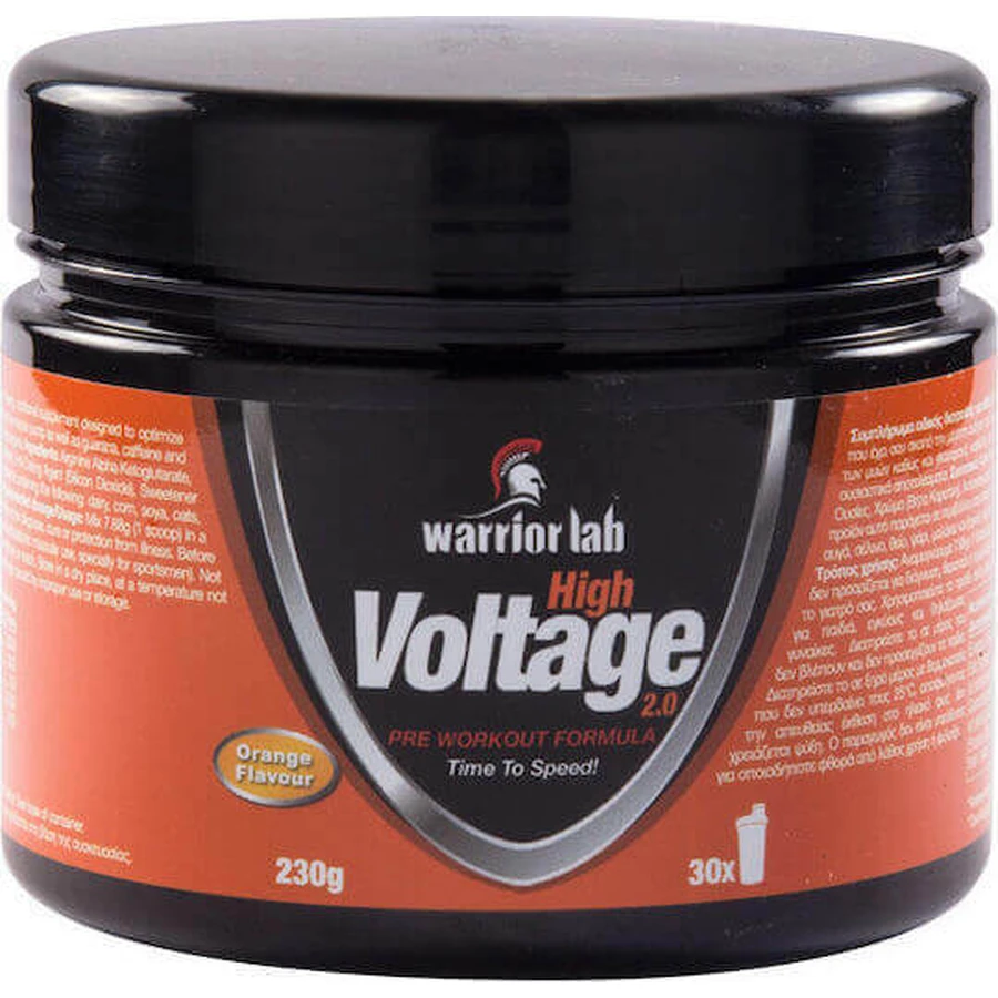Warrior Lab High Voltage 2.0 Pre Workout Supplement 230gr Orange: цены и характеристики