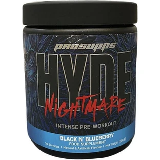 Pro Supps Hyde Nightmare Кошмарная предтренировочная добавка 306гр Black N' Blueberry