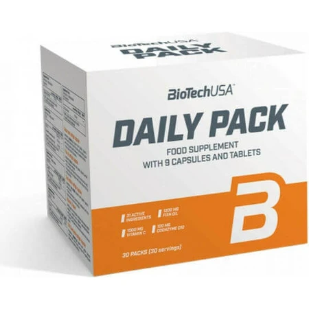 Biotech USA Daily Pack Multivitamin Мультивітамінний комплекс для енергії, імунної системи та волосся 30 х 1 пакетик: ціни та характеристики