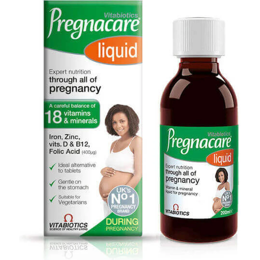 Vitabiotics Pregnacare Liquid Pregnancy Supplement 200ml: цены и характеристики