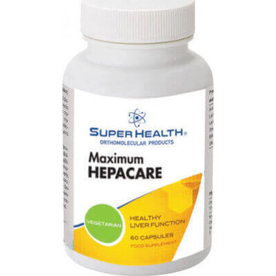 Спеціальна дієтична добавка Super Health Maximum HepaCare 60 капс.: ціни та характеристики