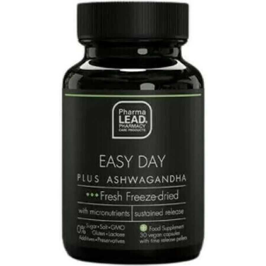 Pharmalead Easy Day Plus Ашвагандха 30 рослинних капсул: ціни та характеристики