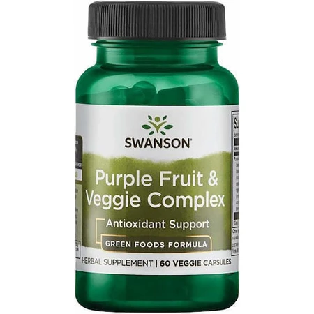 Swanson Purple Fruit & Veggie Complex 60 растительных капсул: цены и характеристики