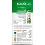 Health Aid Вітамін С Вітамін для підтримки імунітету, шкіри та антиоксидантної дії 1000мг апельсин 2 х 10 шипучих таблеток: ціни та характеристики