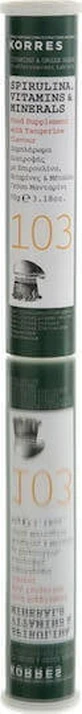 Korres Spirulina Спирулина Витамины и минералы 20 долек Мандарин