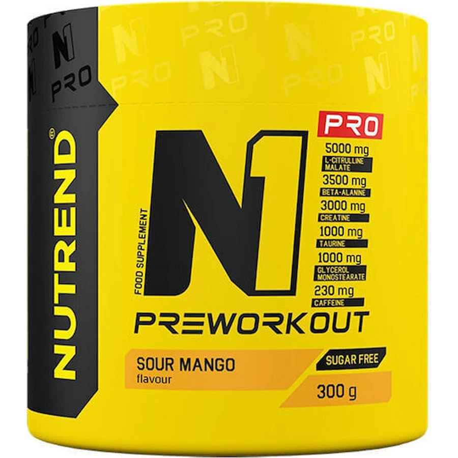 Nutrend N1 Pro Pre Workout Supplement 300 гр Манго кислый: цены и характеристики